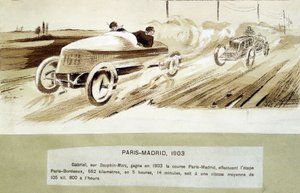 Das Paris-Madrid Rennen von Ernest Montaut