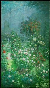 Rosen, dekoratives Paneel von Ernest Quost