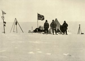 Das Weihnachtslager auf dem Plateau, Dezember 1908