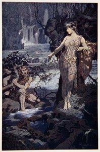 Die Versuchung von Ea-Bani, 1915 von Ernest Wellcousins