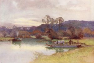 Themse: Blick auf Nuneham Woods von Ernest William Haslehust