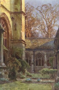 Die Kreuzgänge, Winchester College von Ernest William Haslehust