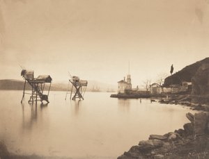 Fischereien bei Kiretch-Bournou (Bosporus, Europa)