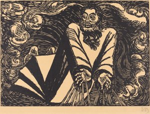 Der erste Tag, 1920 von Ernst Barlach