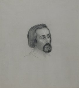 Porträt des Dichters Heinrich Heine 1797-1856, 1851 von Ernst Benedikt Kietz
