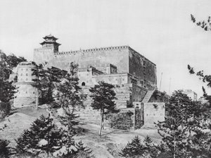 Jehol, Potala, Chihli, Hauptgebäude in Potala, Ansicht von Südwesten von Ernst Boerschmann