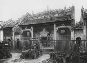 Pinglofu, Kuangsi, Stadt Pinglo am Kuei-Fluss, Canton Club von Ernst Boerschmann