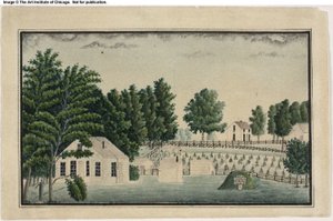 Die Farm und der Weinberg des Künstlers
