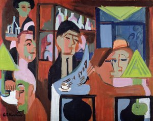 Ein Café in Davos