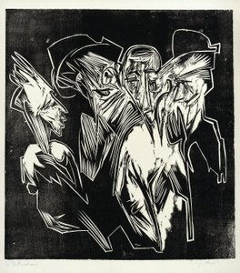 Absalom und seine Ratgeber von Ernst Ludwig Kirchner