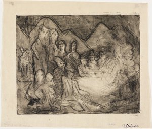 Augustfeuer von Ernst Ludwig Kirchner