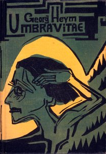Titelblatt von Umbra Vitae von Georg Heym, veröffentlicht 1924