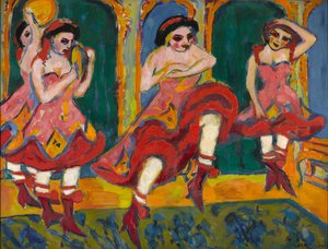 Czardas-Tänzer von Ernst Ludwig Kirchner