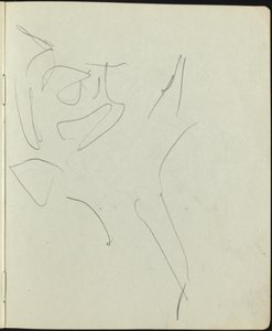 Tänzer und Darsteller (Seite aus einem Skizzenbuch)
