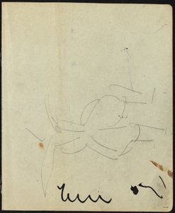 Tänzer und Darsteller (Seite aus einem Skizzenbuch)