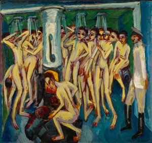 Das Soldatenbad von Ernst Ludwig Kirchner