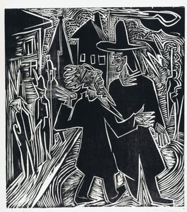 David und Absalom von Ernst Ludwig Kirchner