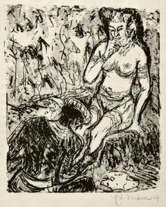 Die Huldigung von Ernst Ludwig Kirchner