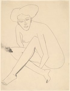 Sitzender Dodo von Ernst Ludwig Kirchner