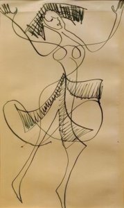 Ekstatische Tänzerin von Ernst Ludwig Kirchner