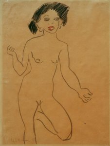 Erzählende Milli von Ernst Ludwig Kirchner