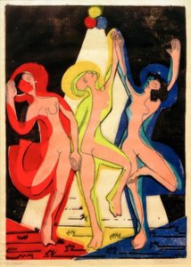 Farbentanz von Ernst Ludwig Kirchner
