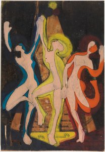 Farbentanz, Farbstock II von Ernst Ludwig Kirchner