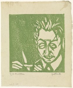 Glasbläser (Walter Kirchner) von Ernst Ludwig Kirchner