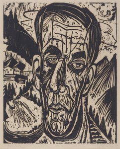 Kopf van de Velde, Hell von Ernst Ludwig Kirchner