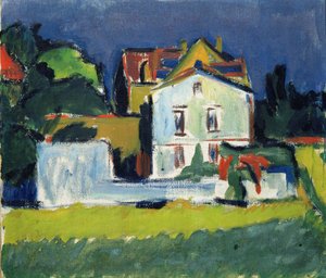 Haus in einer Landschaft