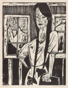 Junges Mädchen von Ernst Ludwig Kirchner