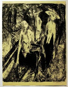 Kokotten auf dem Kurfürstendamm von Ernst Ludwig Kirchner
