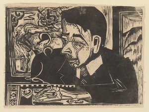 Kopf Merz von Ernst Ludwig Kirchner