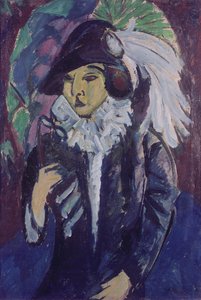 Dame im Park, 1912 von Ernst Ludwig Kirchner