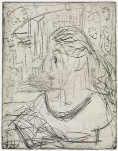 Nacktes Mädchen am Ofen/Kranke Frau von Ernst Ludwig Kirchner