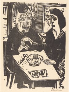 Alte und jüngere Frau von Ernst Ludwig Kirchner