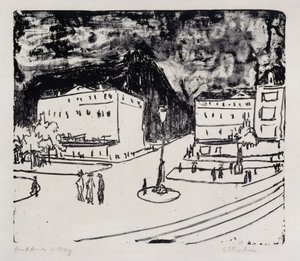 Pirnaischer Platz (Dresden) von Ernst Ludwig Kirchner