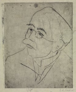 Porträt Gustav Schiefler I von Ernst Ludwig Kirchner