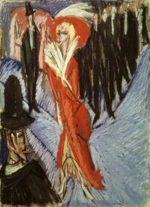 Rote Kokotte von Ernst Ludwig Kirchner
