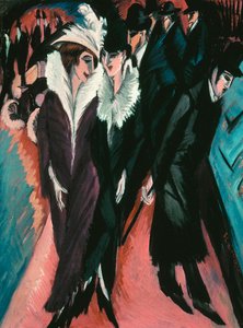 Straße, Berlin von Ernst Ludwig Kirchner