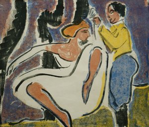 Russisches Tanzpaar, 1909