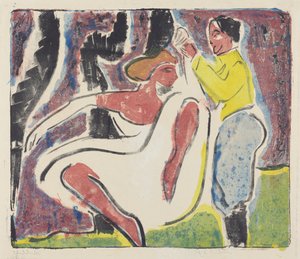 Russische Tänzer von Ernst Ludwig Kirchner
