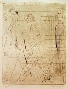 Straßenszene von Ernst Ludwig Kirchner