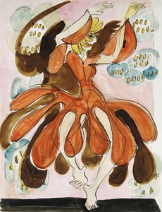 Die Tänzerin Palucca, ca. 1930-31 von Ernst Ludwig Kirchner
