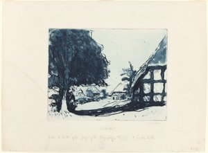 Dorfstraße von Ernst Ludwig Kirchner
