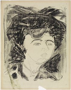 Visionärer Kopf von Ernst Ludwig Kirchner