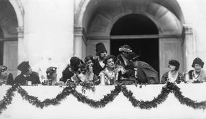 Aufführung von Jedermann, Salzburger Festspiele, Österreich, 20. Jahrhundert