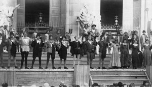 Aufführung von Jedermann, Salzburger Festspiele, Österreich, 20. Jahrhundert
