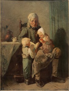 Großvater und Enkelkinder