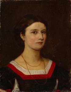 Porträt von Luise Bachofen-Burckhardt von Ernst Stückelberg
